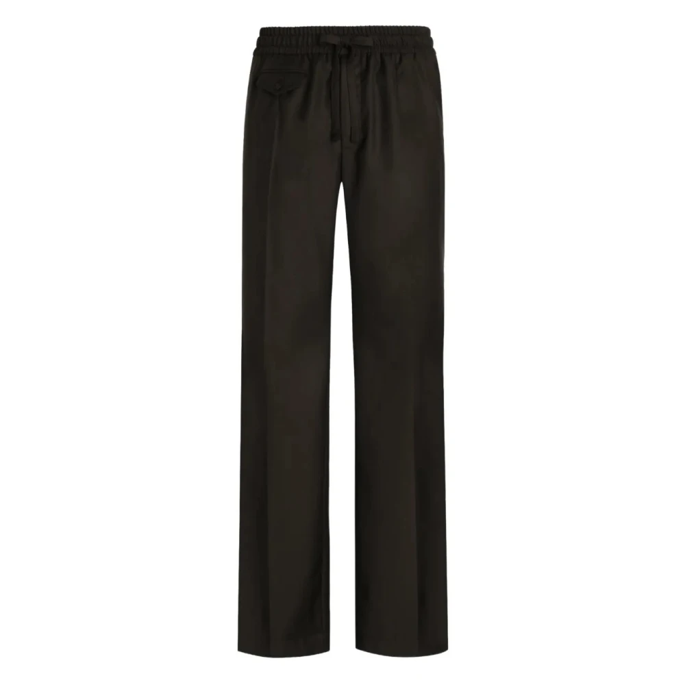 Dolce & Gabbana Uomo Nero Pantaloni, S, New,