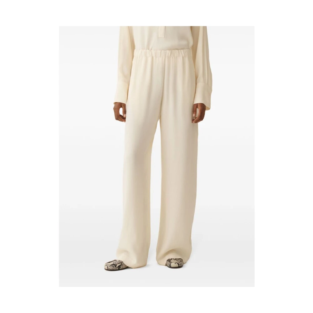 Fabiana Filippi Beige Elastische Taille Pull-On Broek Beige Dames