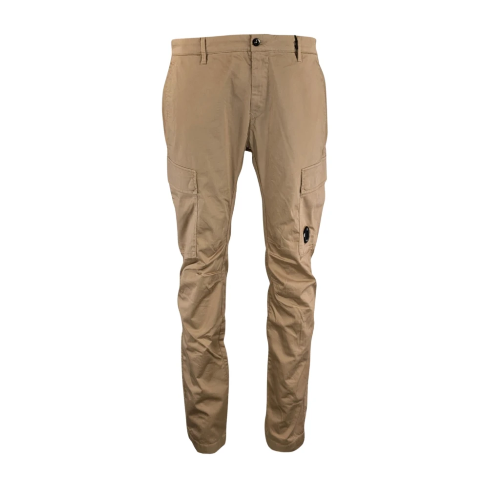C.p. Company Men's Beige Cargo Pant - Slim-Fit Trousers - S - Trousers