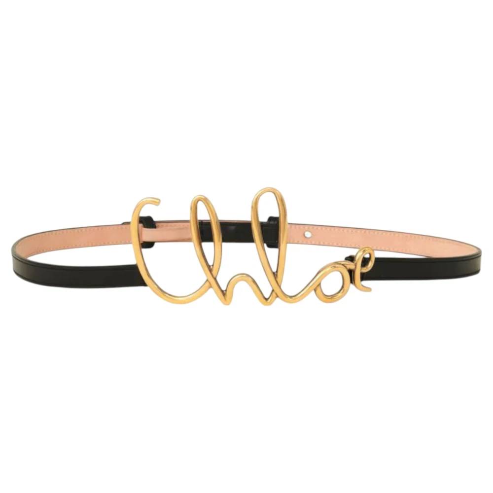 Chloé Women's Black Iconic Small Belt
