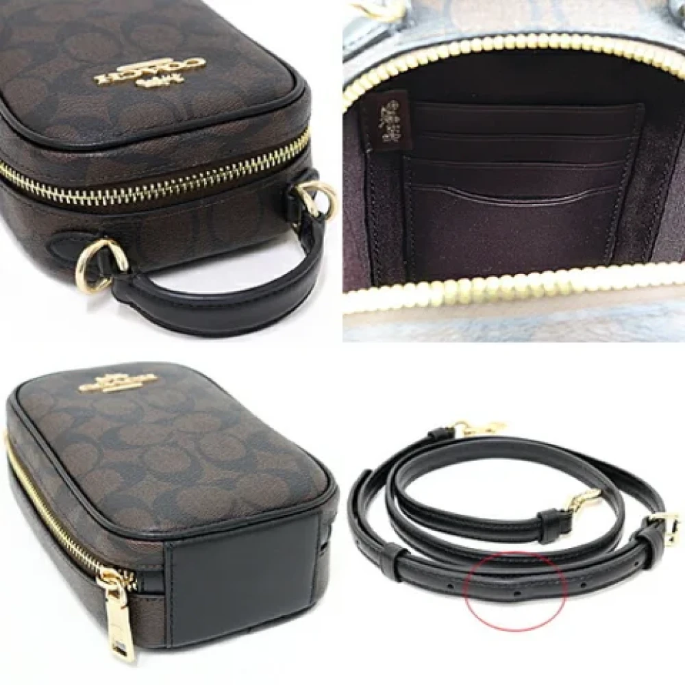 Coach Pre-owned Canvas shoulder-bags Black Dames