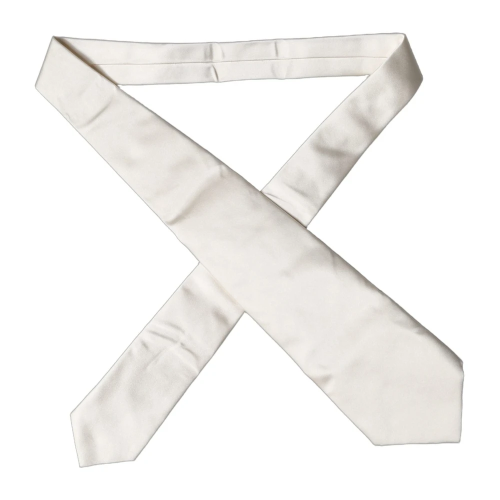 Dolce & Gabbana Women's White Ties, One Size, Necktie