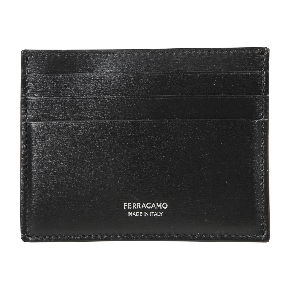 Ferragamo Men's Black Stylish Leather Wallet For