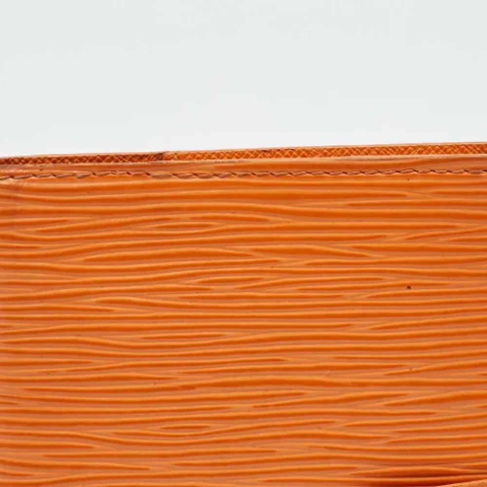 Louis Vuitton Vintage Pre-owned Leather home-office Orange Dames
