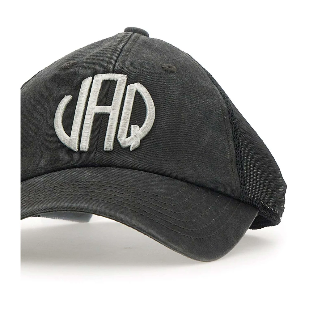 Vaquera Zwarte Katoenen Baseballpet met Logo Black Dames