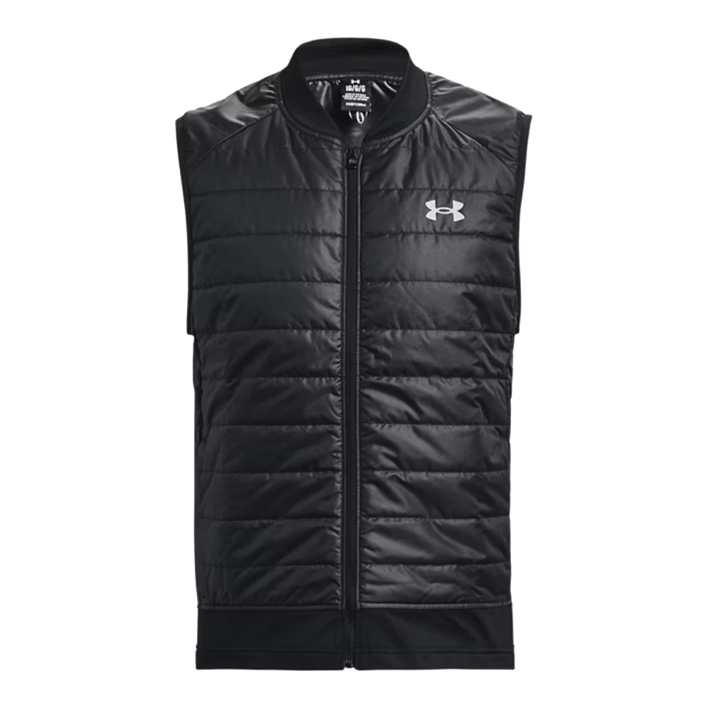 Under Armour Black Waistcoats, Male, M, Launch Insulated Vest