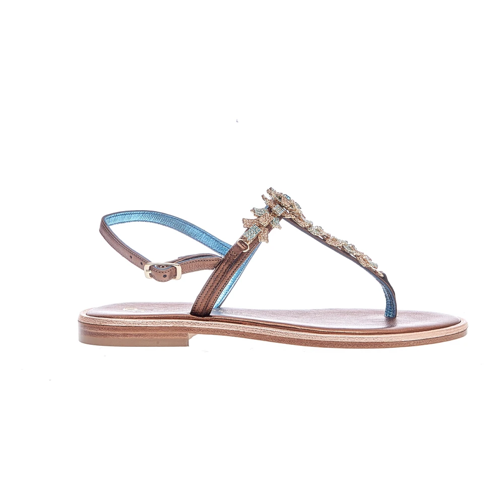 Paola Fiorenza Sandals Brown, Dam