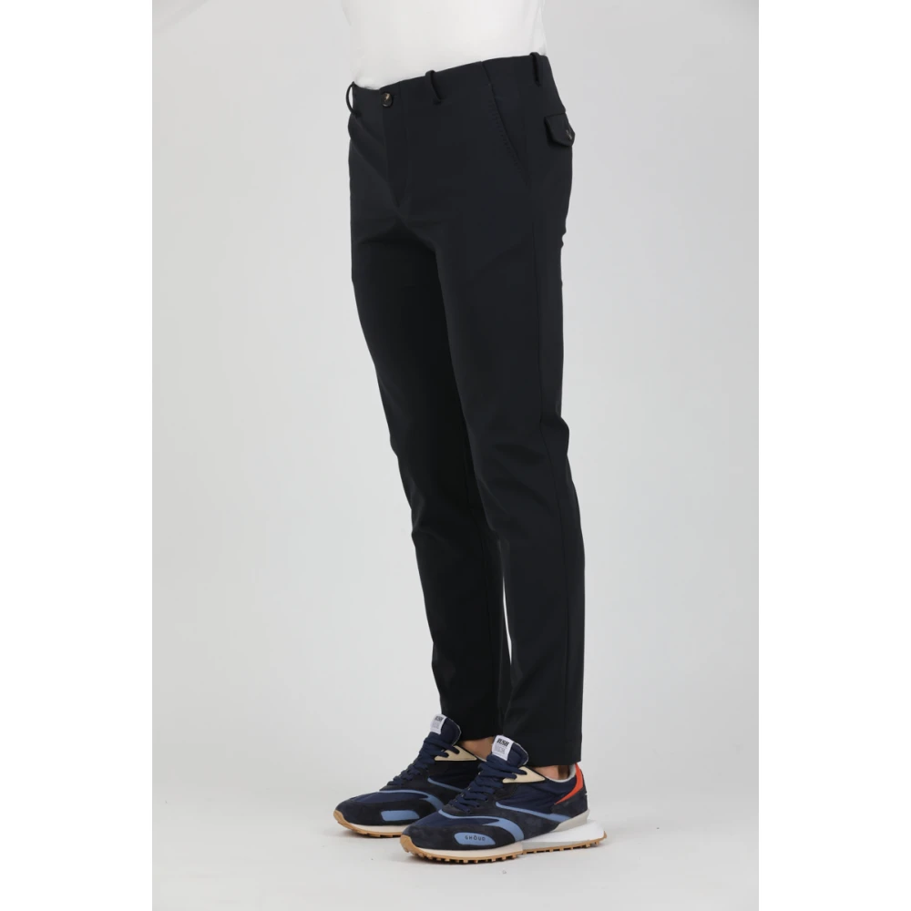 RRD Regular Technische Stof Non-Iron Broek Blue Heren