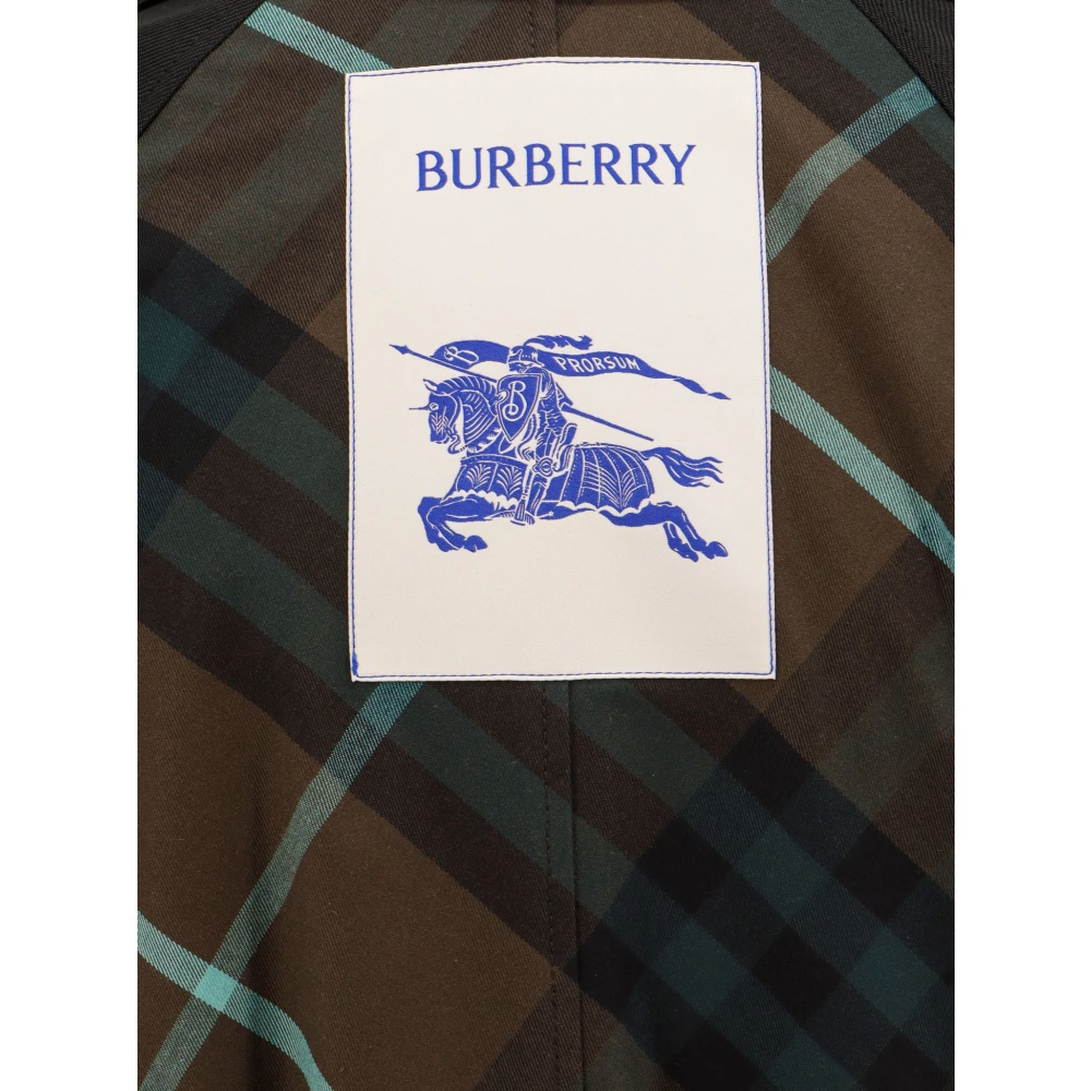 Burberry Omkeerbare katoenen trenchcoat Green Dames