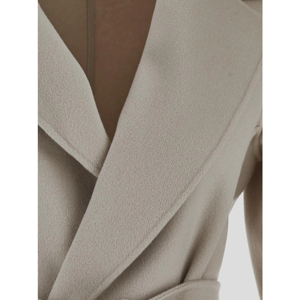 Max Mara Wol en Cashmere Amore Jas Gray Dames
