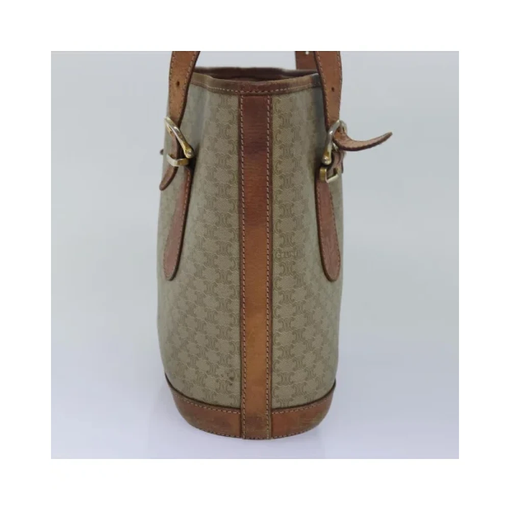 Celine Vintage Pre-owned Canvas celine-bags Beige Dames