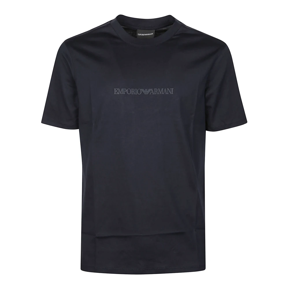 Emporio Armani Herren Blau Oberteile, Sgröße: