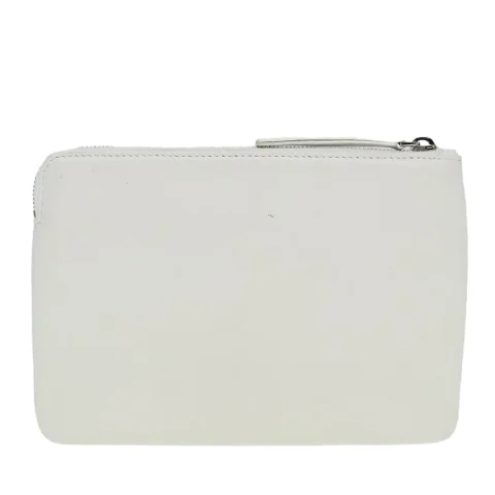 Balenciaga Vintage Pre-owned Leather pouches White Dames