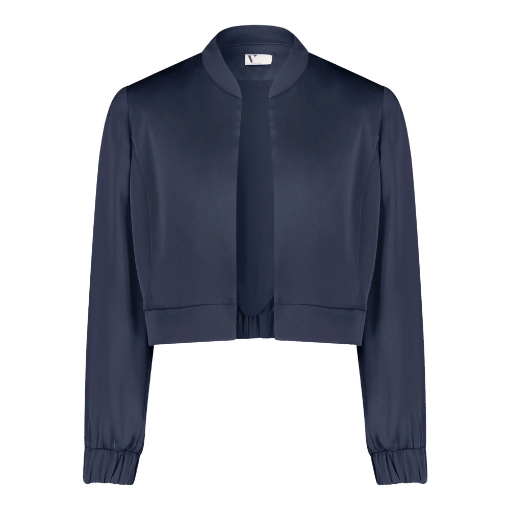 Vera Mont Stijlvolle Langarm Blouson Jas Blue Dames