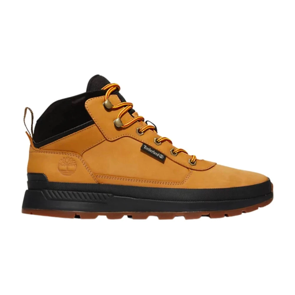 Timberland Men's Yellow Lace-Up Boots, 9 Uk, Field Trekker Mid Boots