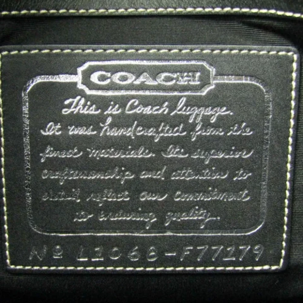 Coach Pre-owned Leather handbags Gray Dames