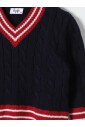 pull-enfant-bleu-avec-finitions-cotelees