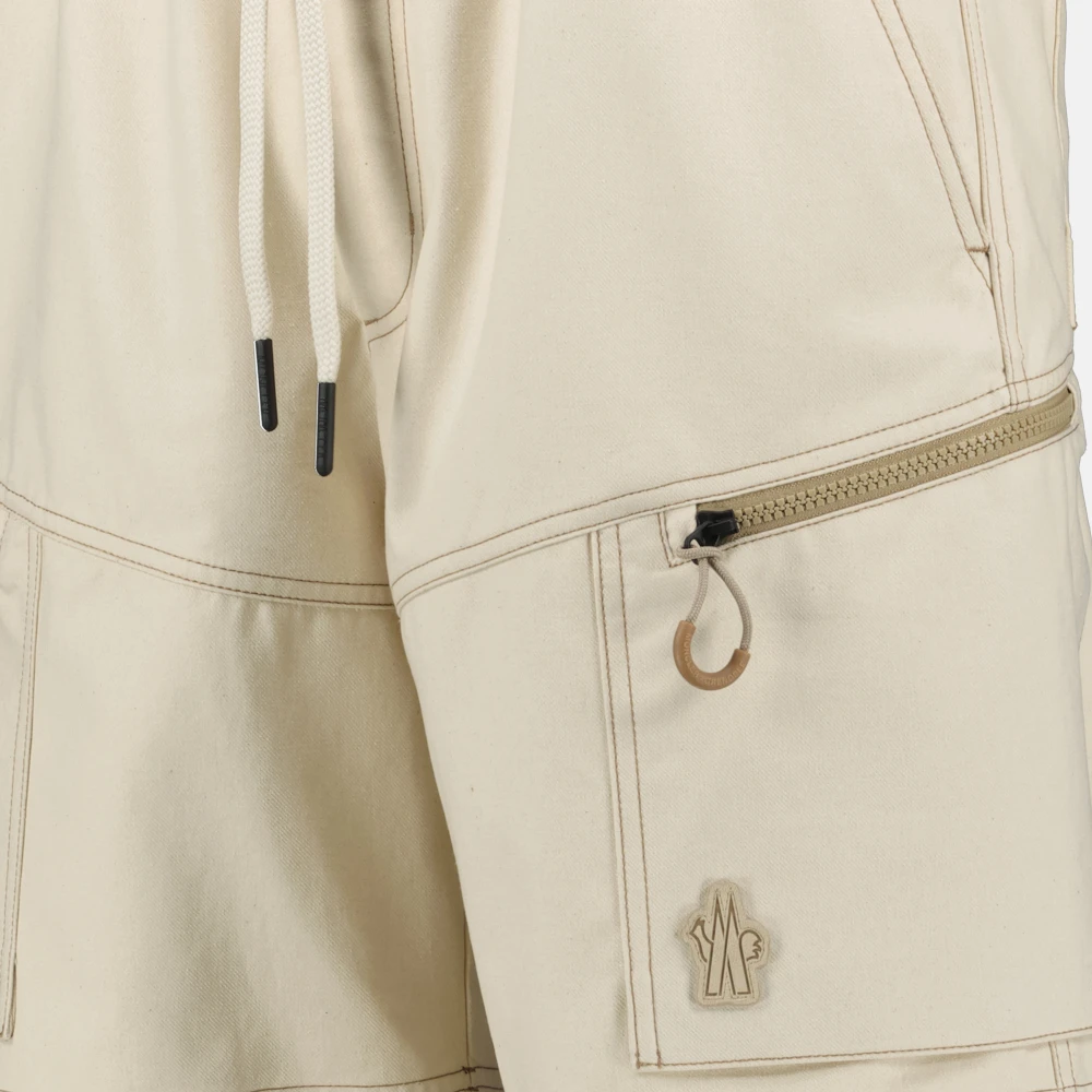 Moncler Beige Cargo Shorts Lente-Zomer 2025 Beige Heren