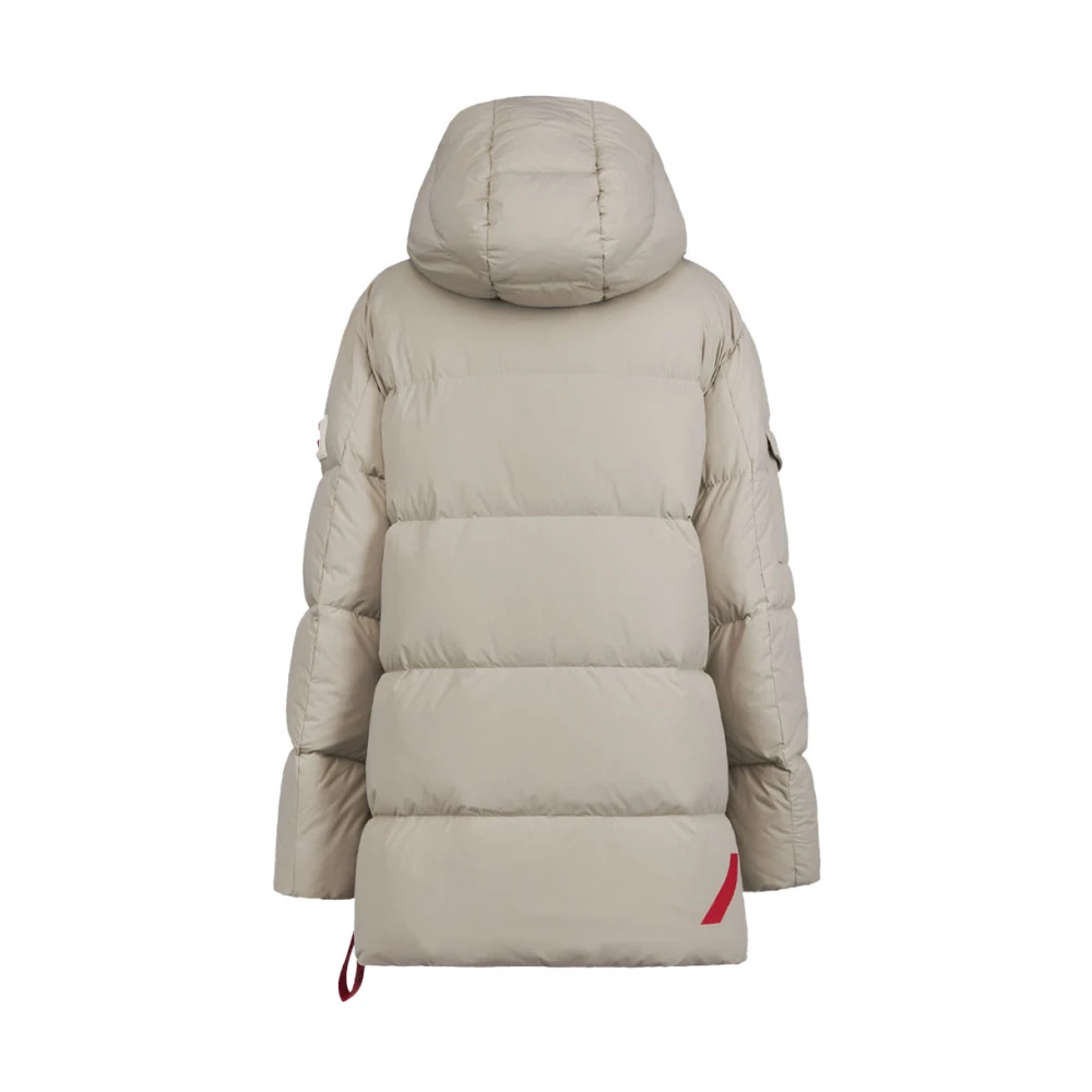 Afterlabel Gewatteerde Parka Jas met Hoge Kraag Beige Heren