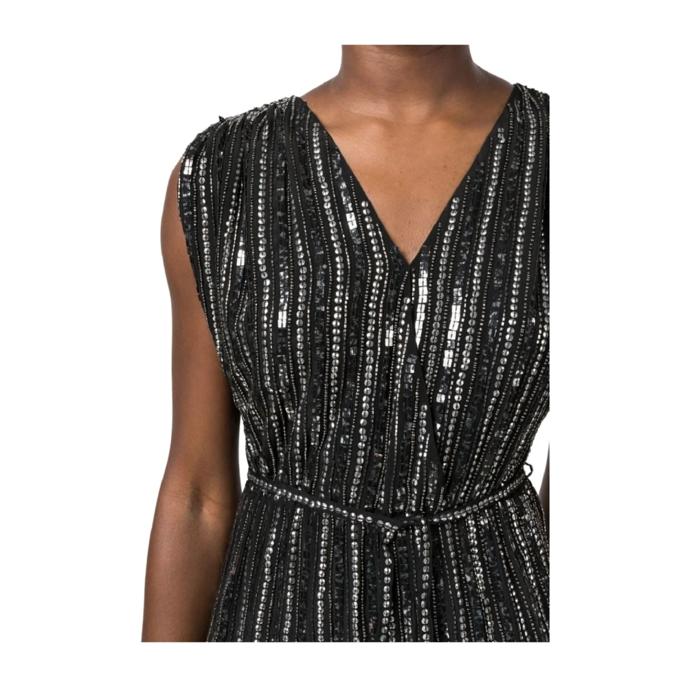 Twinset Korte Jurk Black Dames