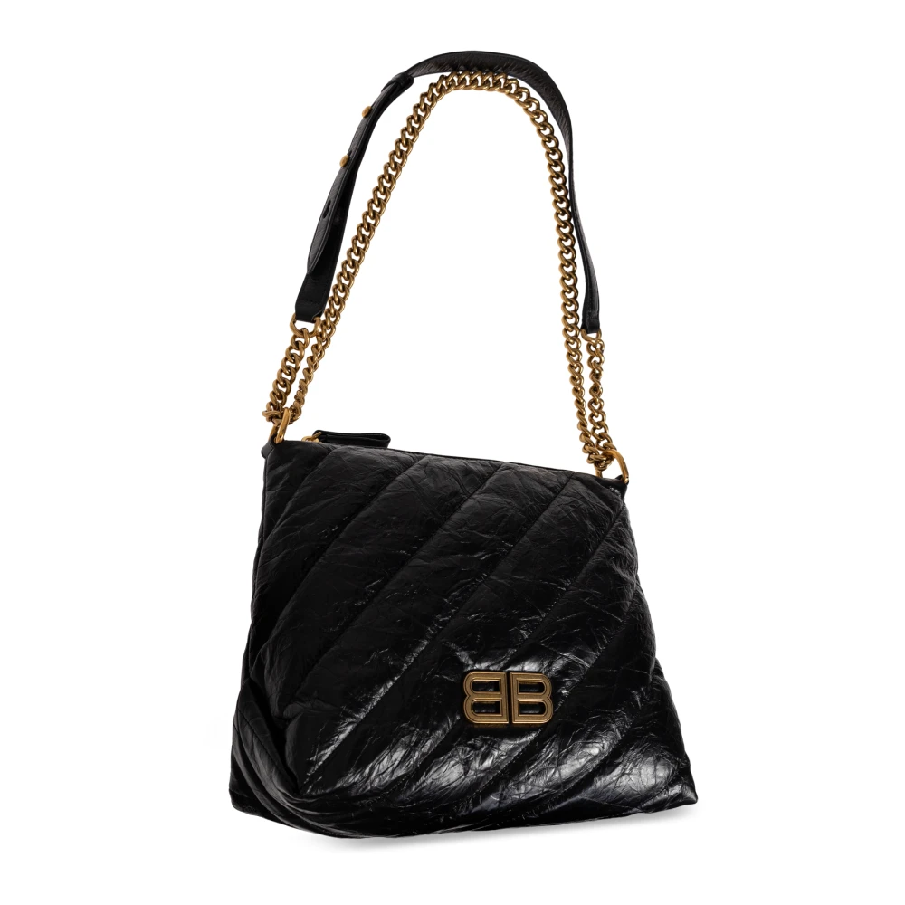 Balenciaga Schoudertas Crush Black Dames