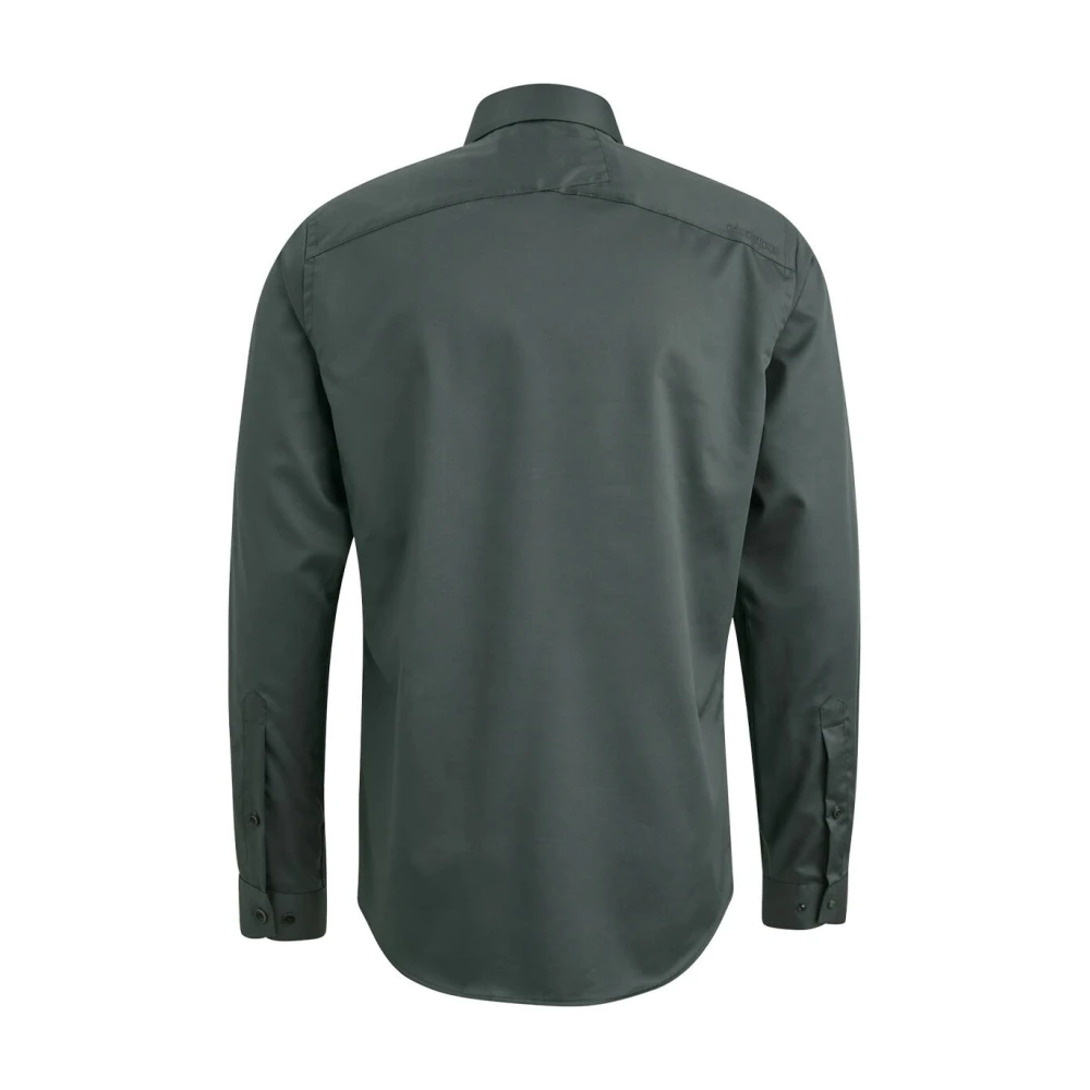 Cast Iron Lange mouw shirt Comfort Sate Green Heren