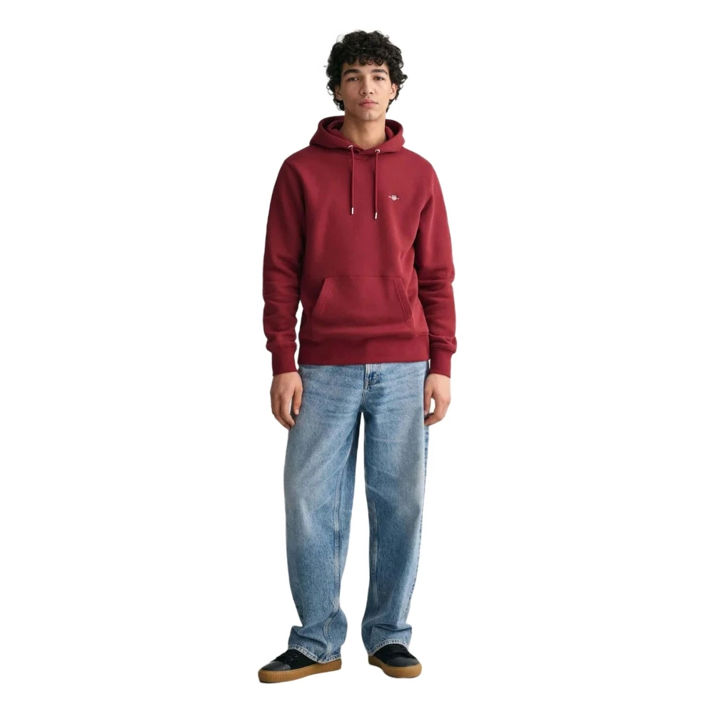 Gant Hoodie Red Heren