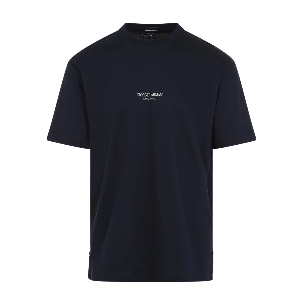 Giorgio Armani Herren Blau Oberteile, Sgröße: