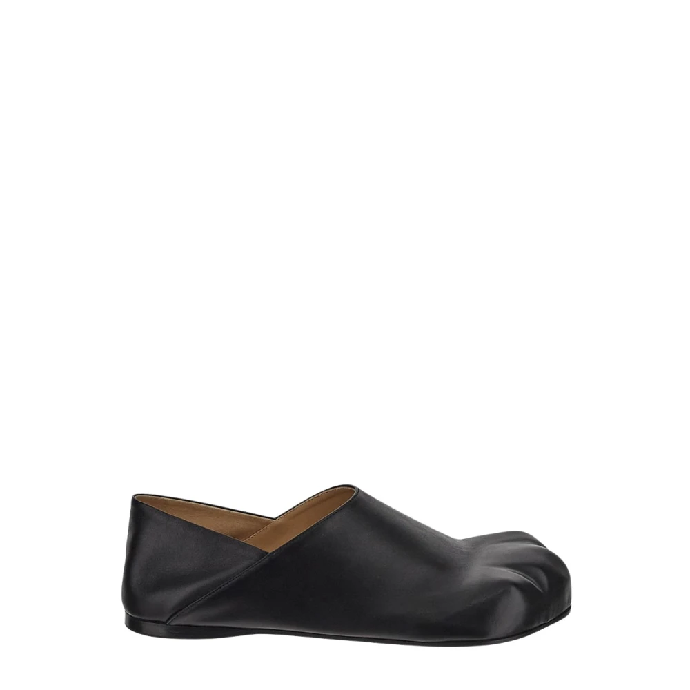 JW Anderson Leren Lamb Paw Loafer Schoen Black Dames