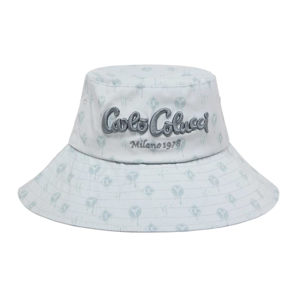 Carlo Colucci Men's Gray Bucket Hat - Accessories - S/M - Accessories