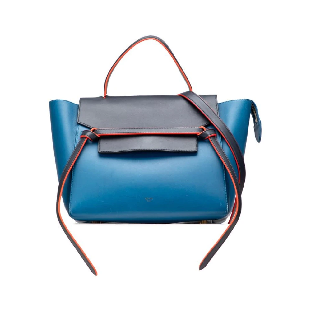 Celine Vintage Donna Blu Pre-Owned, Taglia Unica, Used,