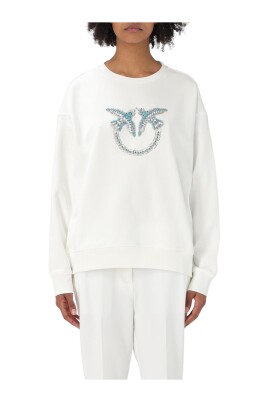 hvid-embellished-sweatshirt-til-kvinder