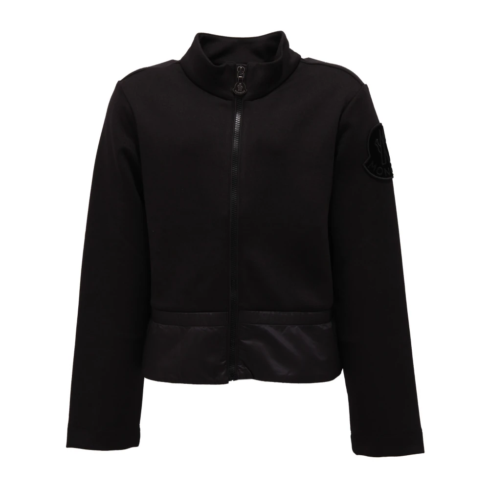 Moncler Girls Black Maglia Cardigan - Light Jackets - 8 Y - Kids