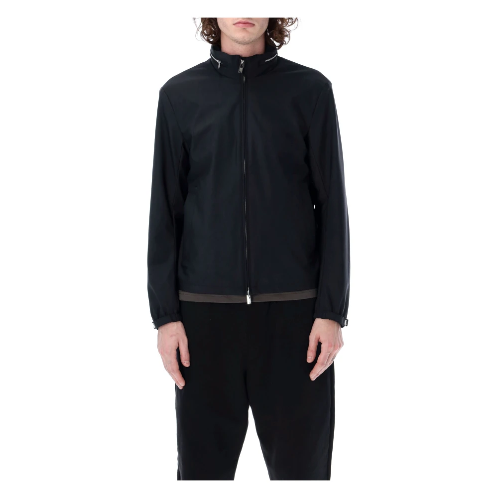 Emporio Armani Stijlvolle Blouson Jas Black Heren
