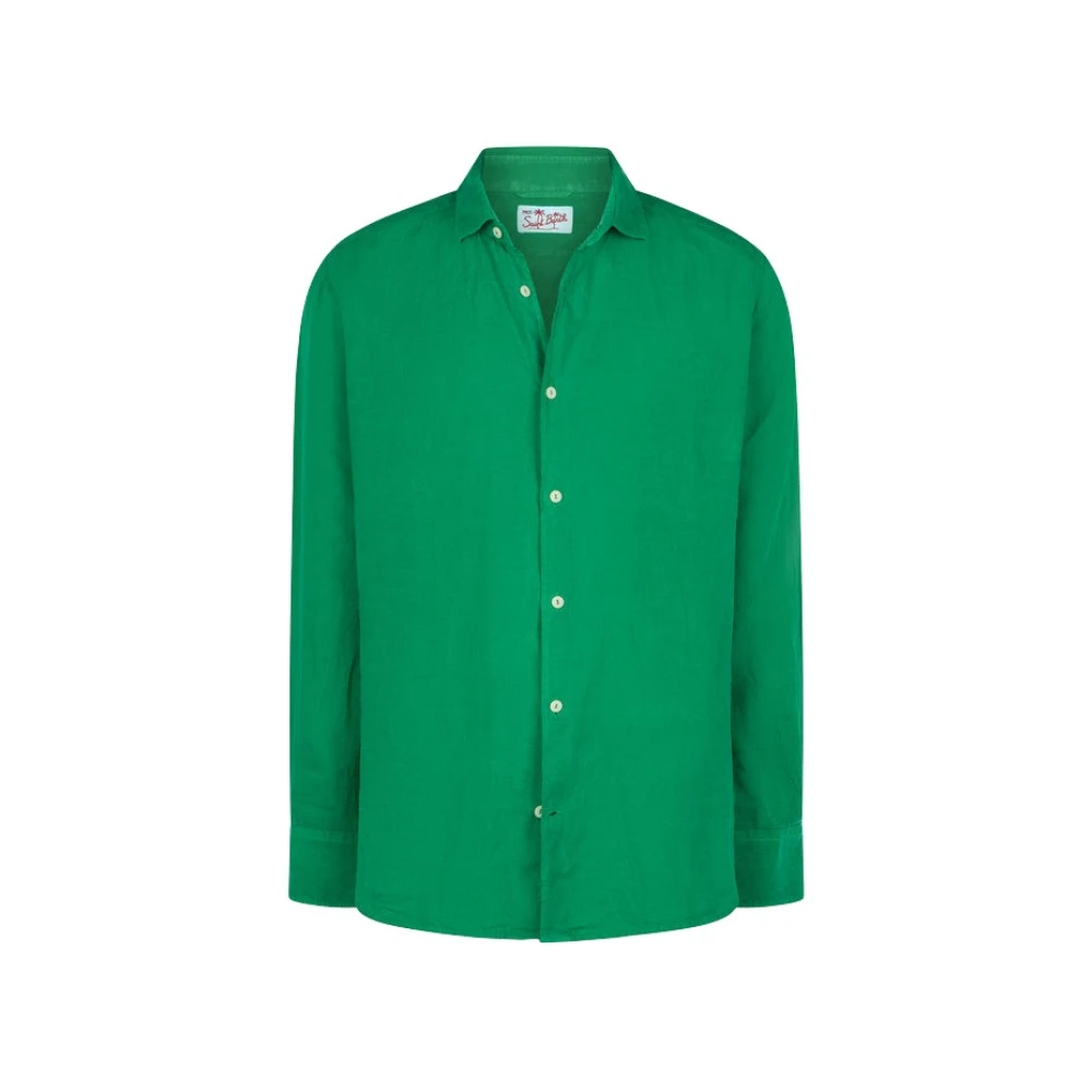 Mc2 Saint Barth Men's Green Casual Shirts, 2XL, Pamplona Shirt