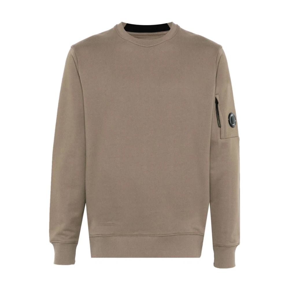 C.P. Company Lens Detail Sweater Brown Heren