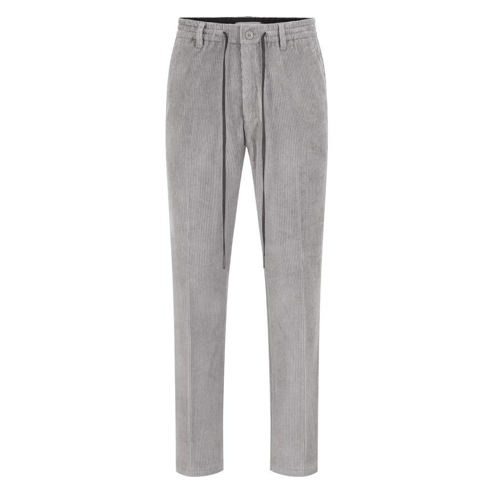 Drykorn Corduroy Jogpants met trekkoord Grijs Gray Heren