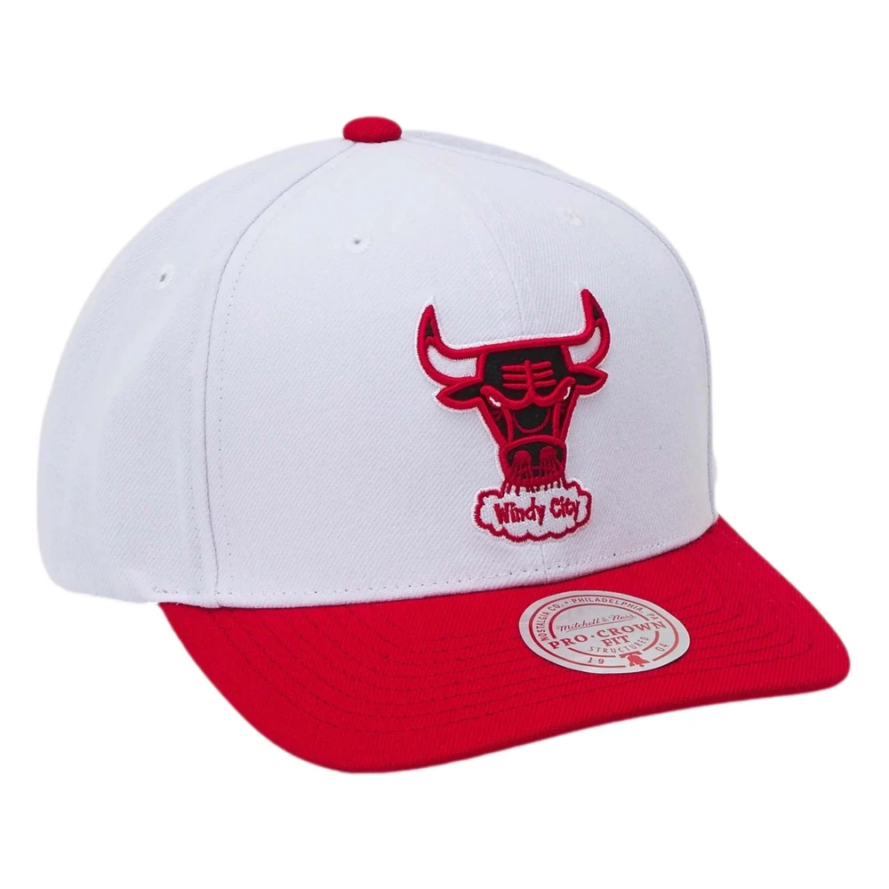 Mitchell & Ness Chicago Bulls 2 Tone Snapback Cap White Heren