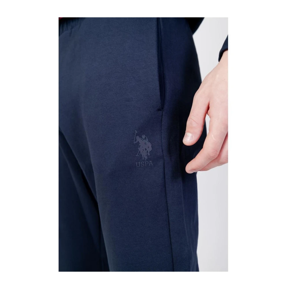 U.s. Polo Assn. Sportieve Katoenmix Broek Blue Heren