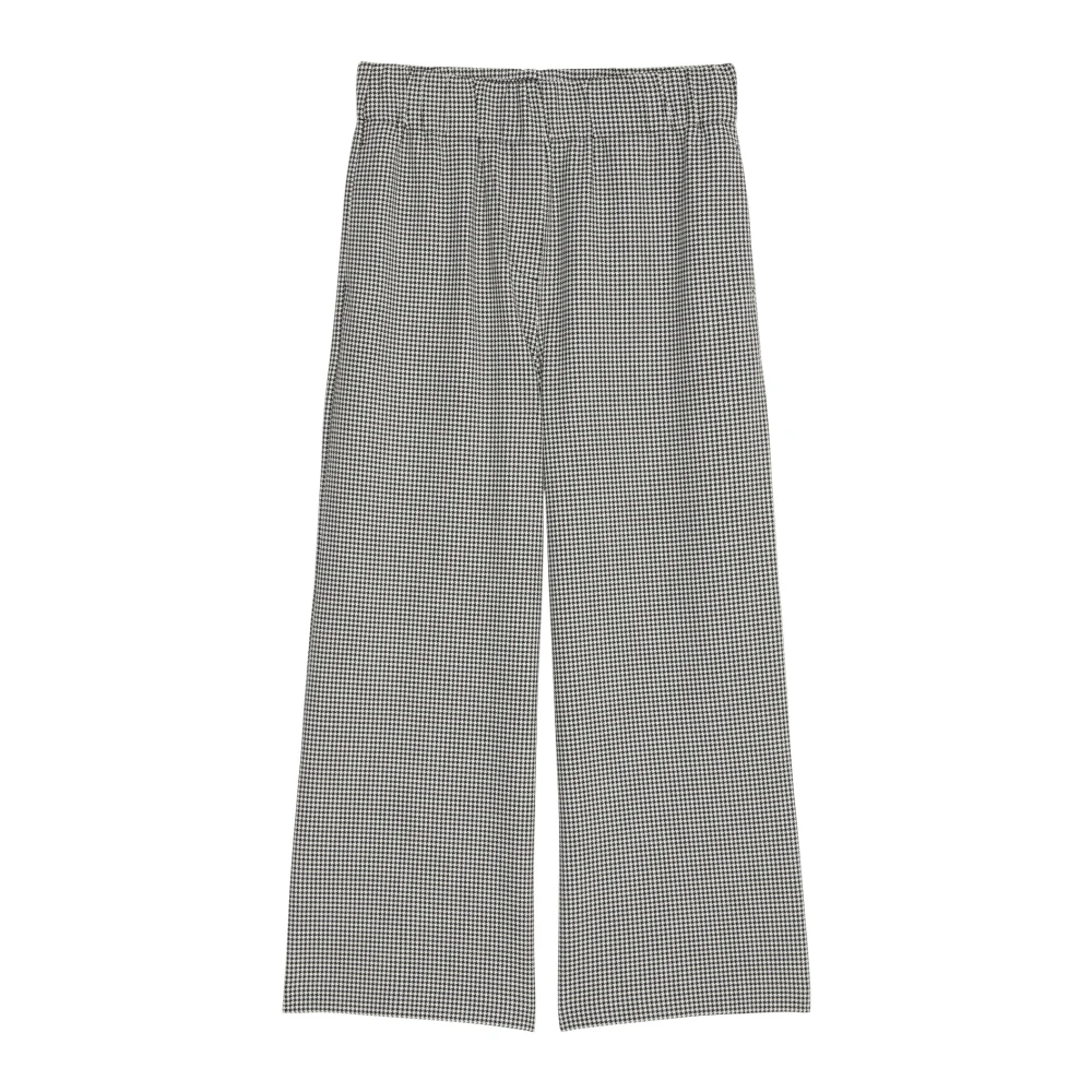 Marc O'Polo Pepita culotte regular Black Dames