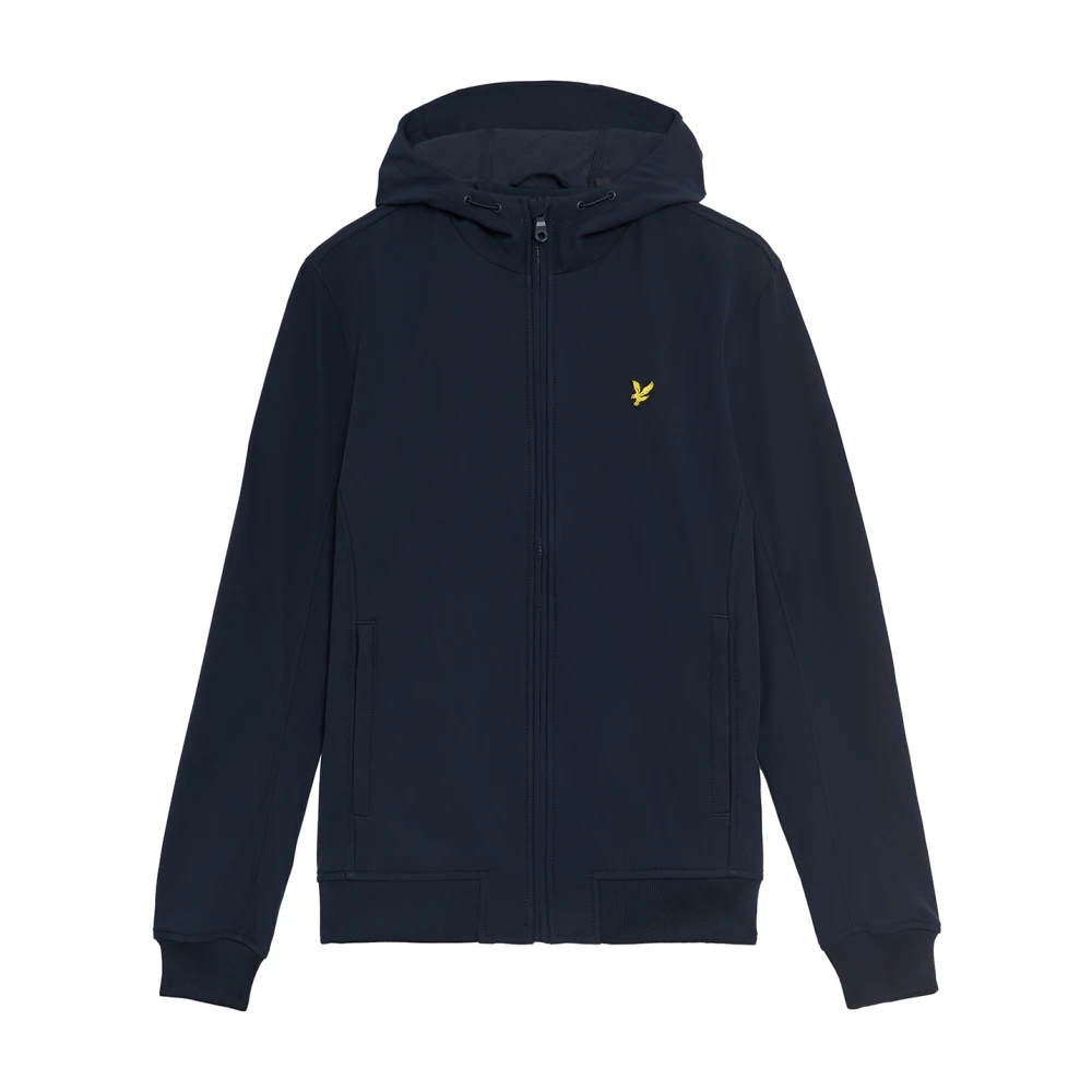 Lyle & Scott Men's Blue Softshell Fleece Back Jacket