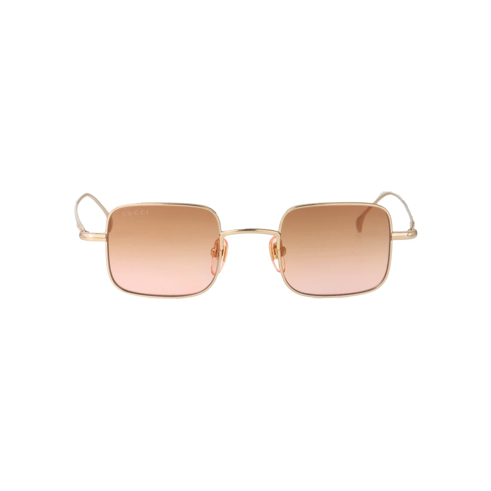 Gucci Unisex Yellow Sunglasses, 43 Mm, Squared Sunglasses