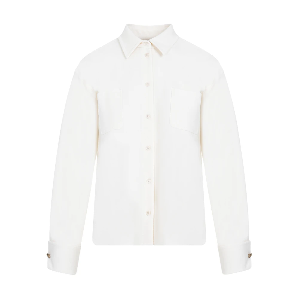 Max Mara Tirolo Shirt Jacket in Wit White Dames