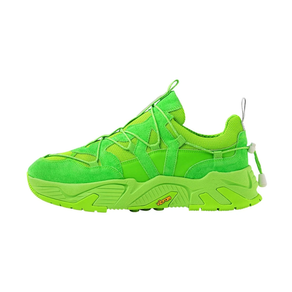 Mikakus Barcelona Fluorescerande Gröna Chunky Sneakers Green, Herr