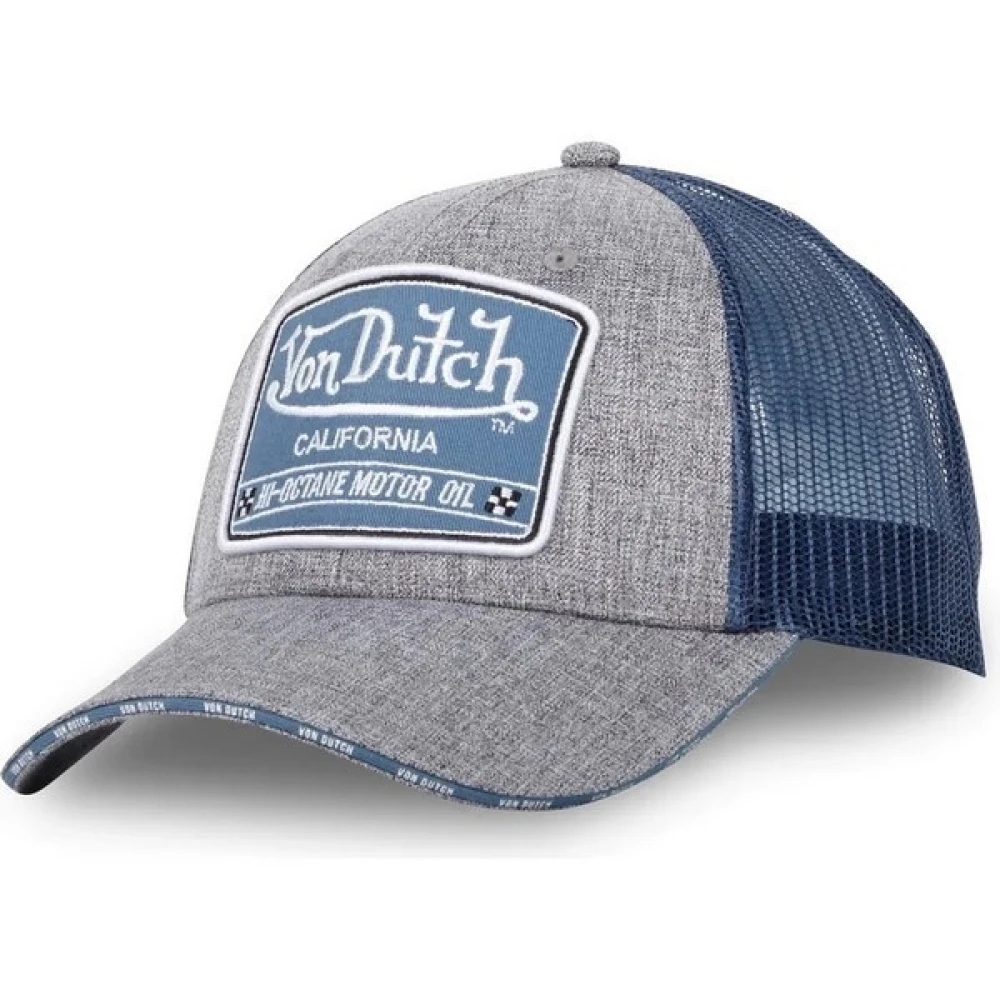 VON Dutch Mixgrey Trucker Cap Marengo Blue Style Gray, Unisex