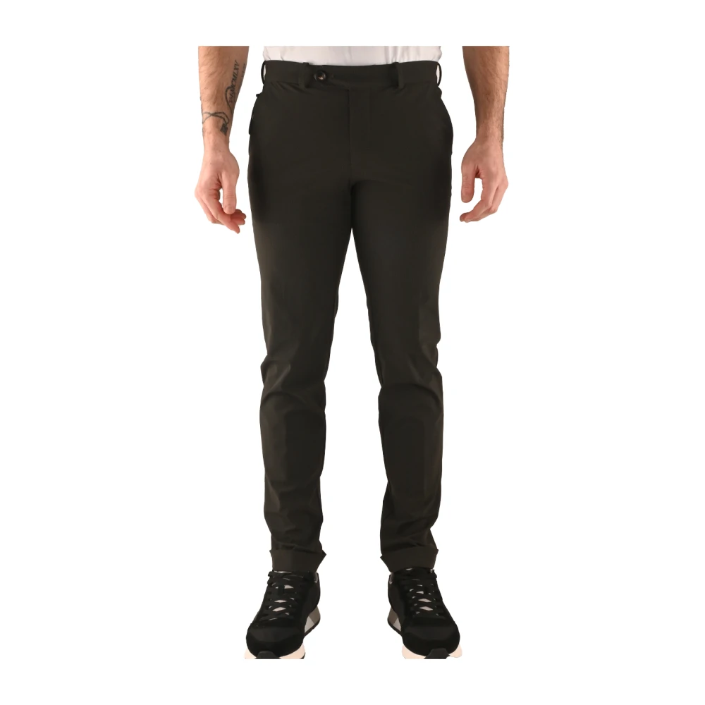 RRD Geometric Micro Chino Broek Black Heren