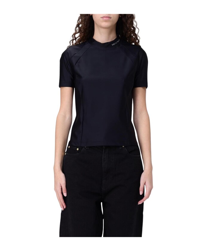 haut-noir-elegant-a-manches-courtes