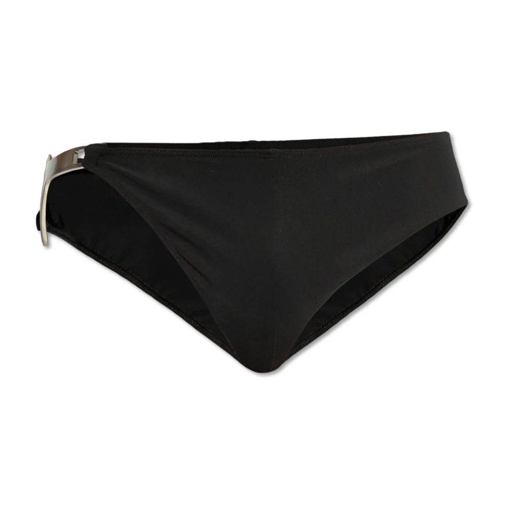 Rick Owens Slips met applicatie Black Heren