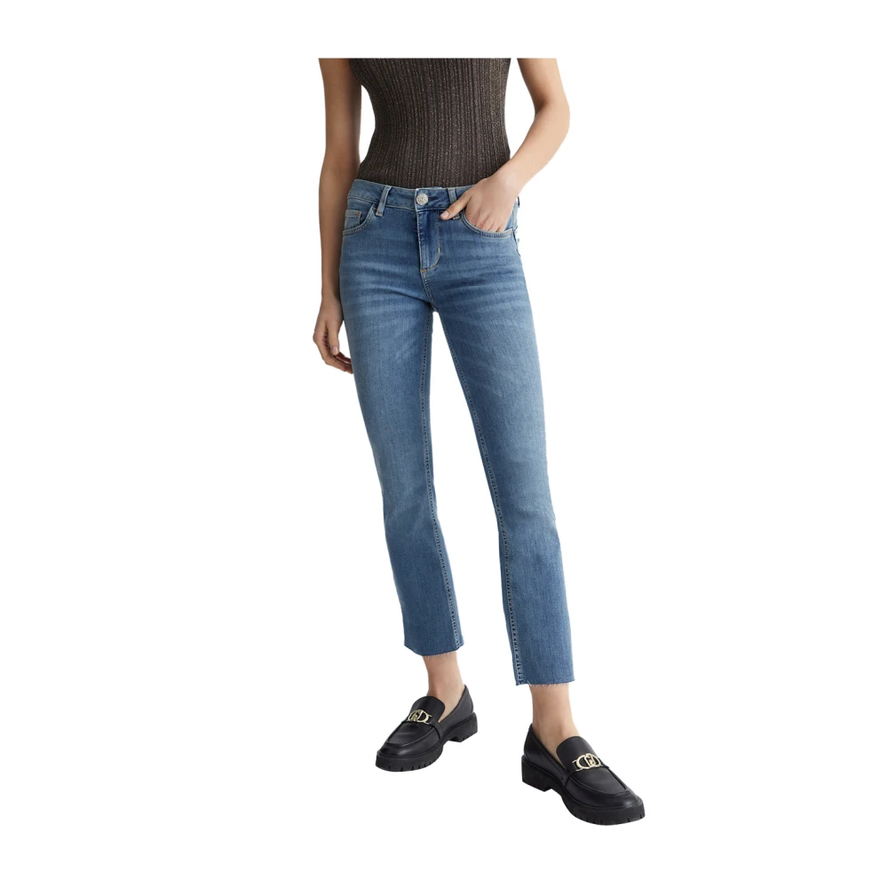 Liu Jo Blauwe Denim Bootcut Stretch Jeans Blue Dames