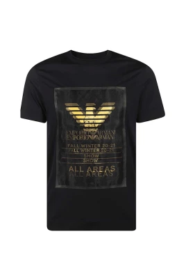 Marinblå Kortärmad T-shirt